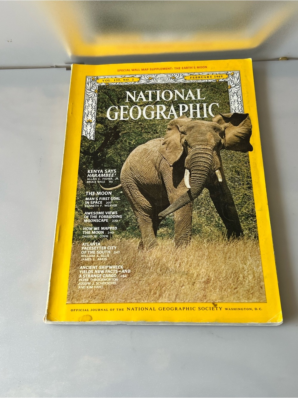 February 1969 issue of National Geographic